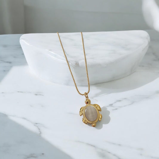 Collar de Tortuga con pueda en el centro