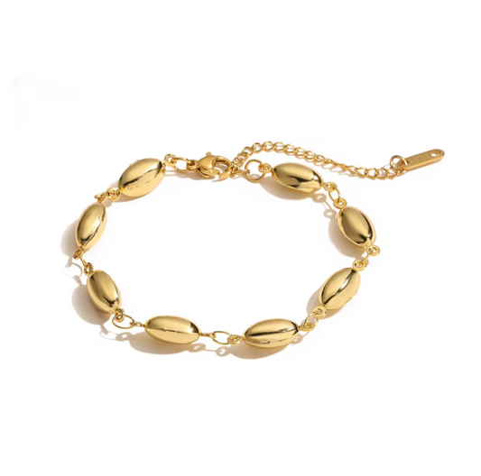 Pulsera gotas ovaladas