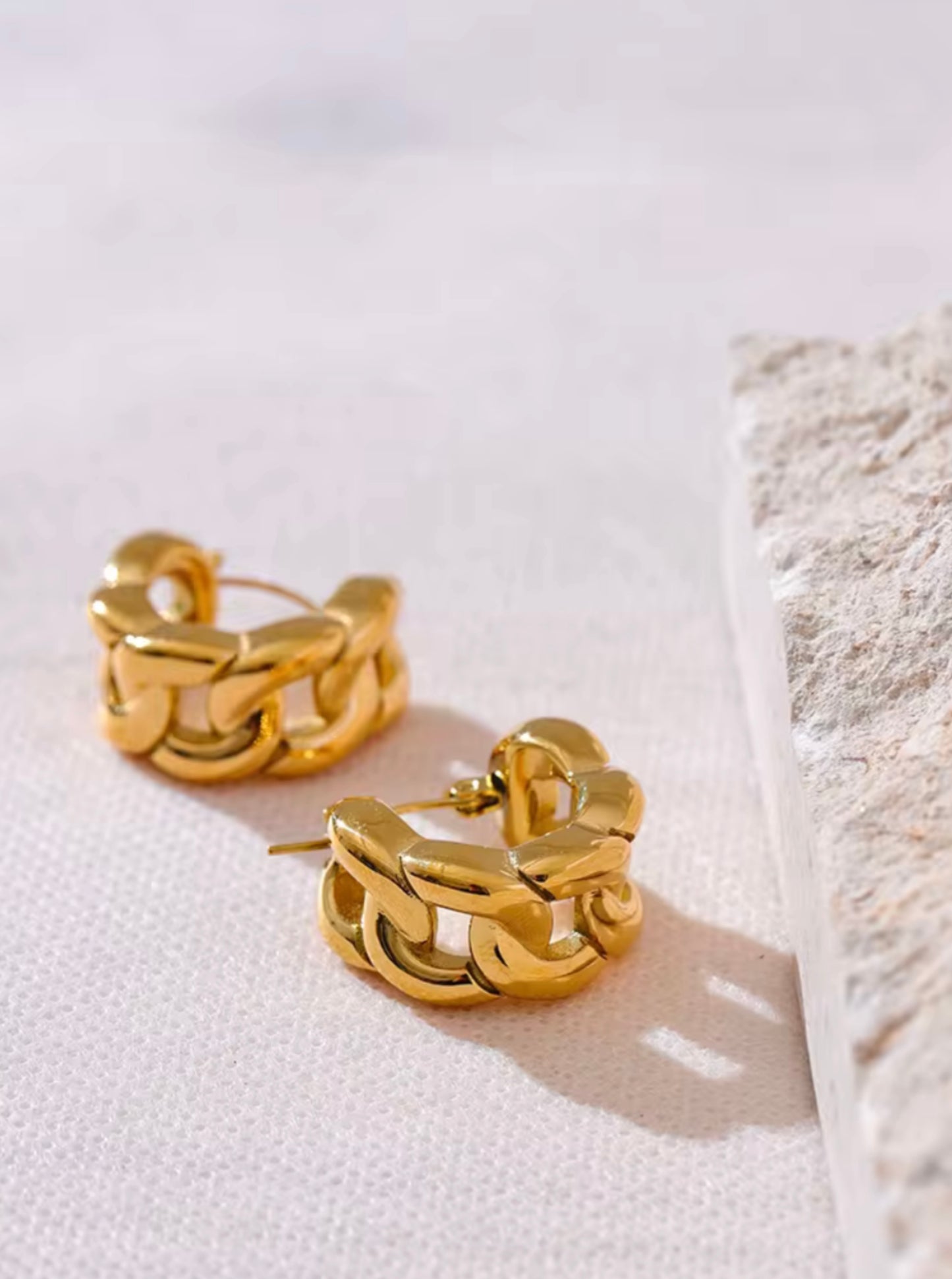 Aretes en cadena