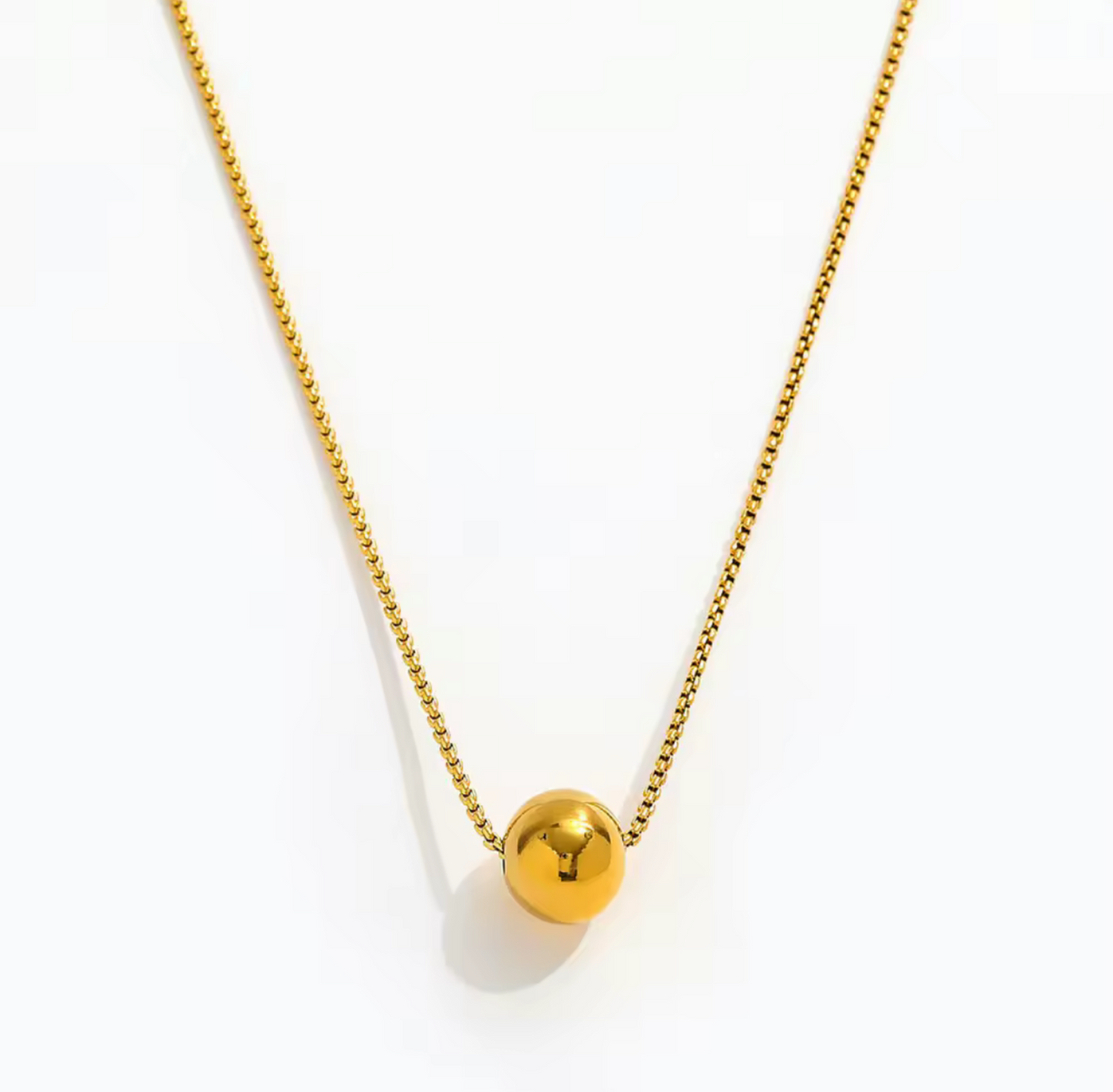 Collar con bola en el centro ajustable
