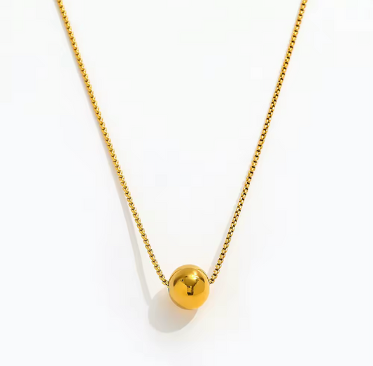 Collar con bola en el centro ajustable